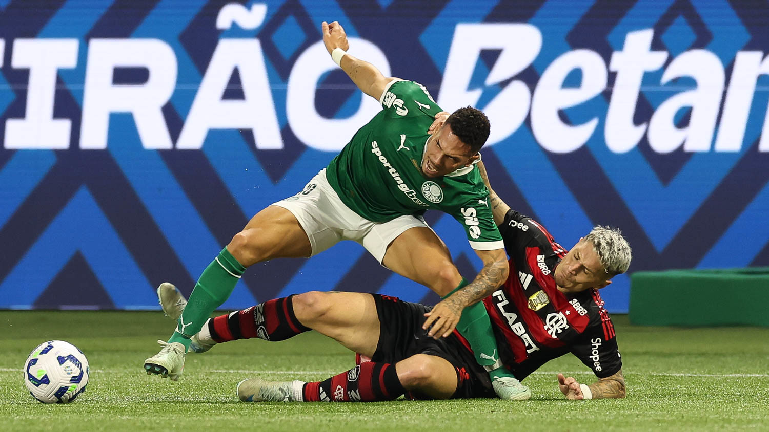 Palmeiras x Flamengo: confira o caminho dos dois na disputa do Brasileirão. Imagem: Cesar Greco/Ag. Palmeiras