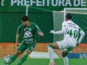 Lance do jogo entre Chapecoense x América-MG. Imagem: ACF