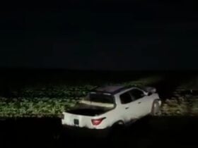 Acidente aconteceu no trevo de acesso à comunidade Campinho Verde; vítimas tiveram ferimentos leves