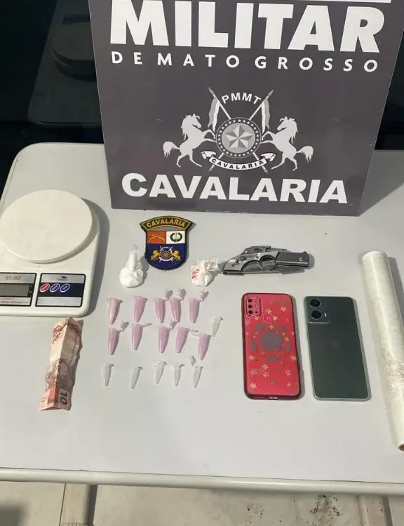 PM apreende drogas e prende faccionados em Nova Mutum