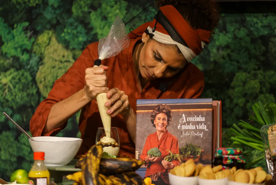 Chef Ariane Malouf levou a gastronomia pantaneira para os potenciais turistas norte-americanos durante a Visit Brazil Gallery, em Nova York