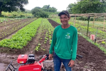 Agricultor mecaniza produção com apoio da Seaf