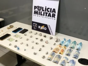Companhia Raio prende dupla com drogas em Várzea Grande