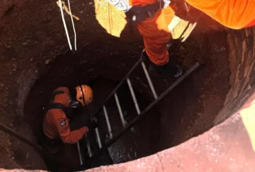 Bombeiros resgatam corpo de mulher em poço de 12 metros em Poconé