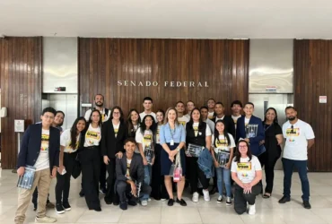 Estudantes de MT visitam Congresso através do Projeto Parlamento Jovem