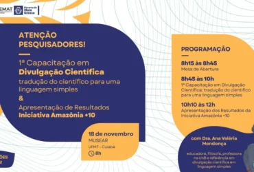 Fapemat abre capacitação em divulgação científica