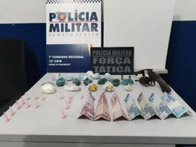 Força Tática prende faccionado com drogas e arma em Barra do Bugres