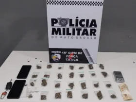 Força Tática apreende drogas em Várzea Grande