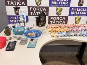 Força Tática prende trio por tráfico de drogas em Rondonópolis