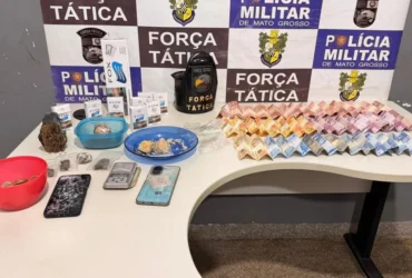 Força Tática prende trio por tráfico de drogas em Rondonópolis