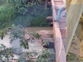 Homem morre em acidente de moto após cair de ponte em Mato Grosso