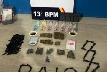 Abordagem do Grupo RAIO flagrou porções de maconha e cocaína; suspeito confessou o crime e indicou local onde guardava mais drogas