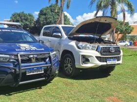 Veículo havia sido buscado em Cuiabá e seria entregue em Guarantã do Norte; motorista afirmou ter recebido pagamento para realizar o transporte