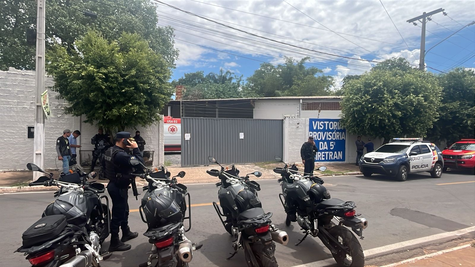 Segurança passa por surto e dispara arma dentro da 5ª Ciretran de Várzea Grande