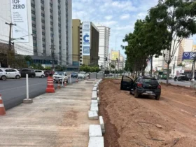 Obras do BRT avançam em Cuiabá com drenagem e asfalto