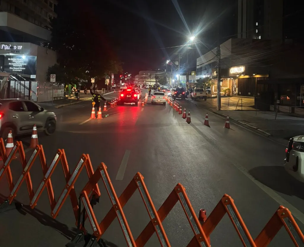 Operação Lei Seca prende condutores em Cuiabá