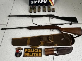 Prisão por porte ilegal de arma após denúncia em Jaciara
