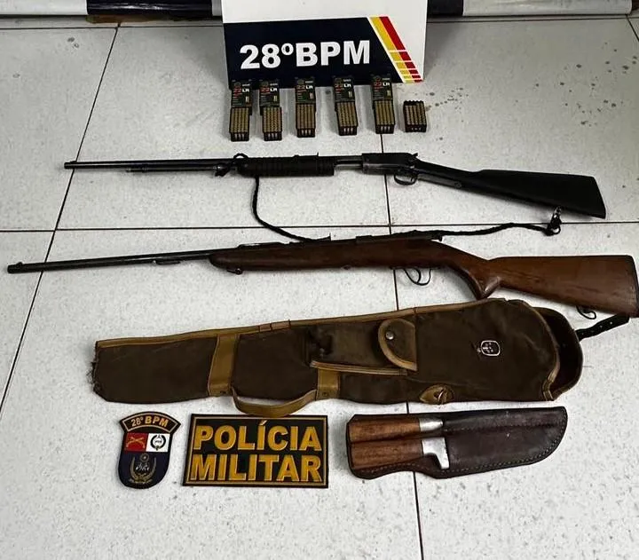 Prisão por porte ilegal de arma após denúncia em Jaciara