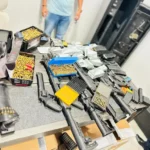 Polícia apreende arsenal em caso de violência doméstica