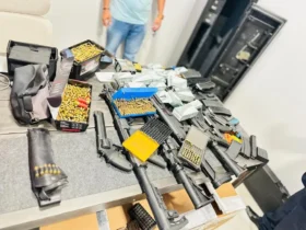 Polícia apreende arsenal em caso de violência doméstica