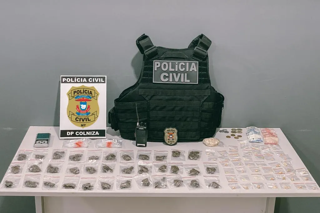 Polícia Civil fecha ponto de drogas em Colniza