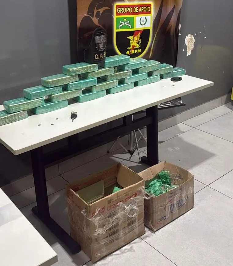 Polícia apreende 31 tabletes de pasta base de cocaína em Várzea Grande