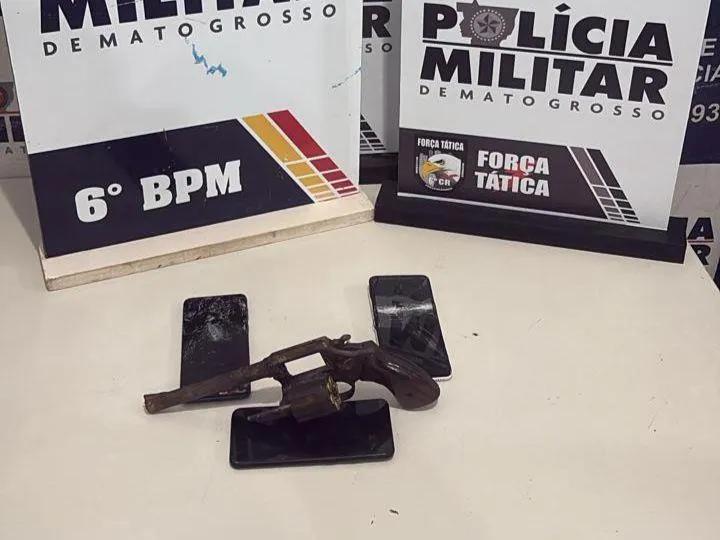 Polícia Militar impede homicídio e apreende arma em Cáceres