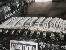 PM apreende explosivos e munições em Pontes e Lacerda