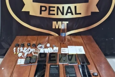 Polícia Penal intercepta drones com 14 celulares em presídio