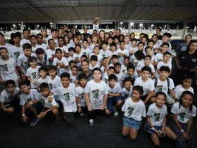 Crianças vivem experiência inédita na Stock Car em Cuiabá