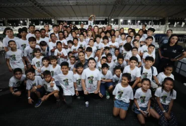 Crianças vivem experiência inédita na Stock Car em Cuiabá