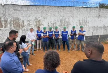 Reeducandos erguem espaço educacional prisional em Chapada