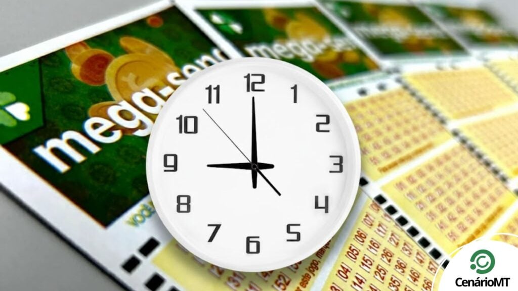 Sorteio da Mega-sena em novo horário