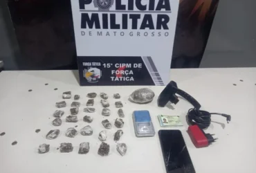 Homem com tornozeleira rompida é preso com drogas em Várzea Grande