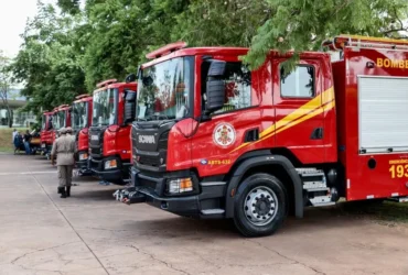 Incêndio em poste mobiliza Bombeiros no bairro Lírios do Campo em Nova Mutum