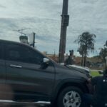 Acidente ocorreu na manhã desta quarta-feira (12); motorista da utilitária não se feriu e recusou atendimento médico