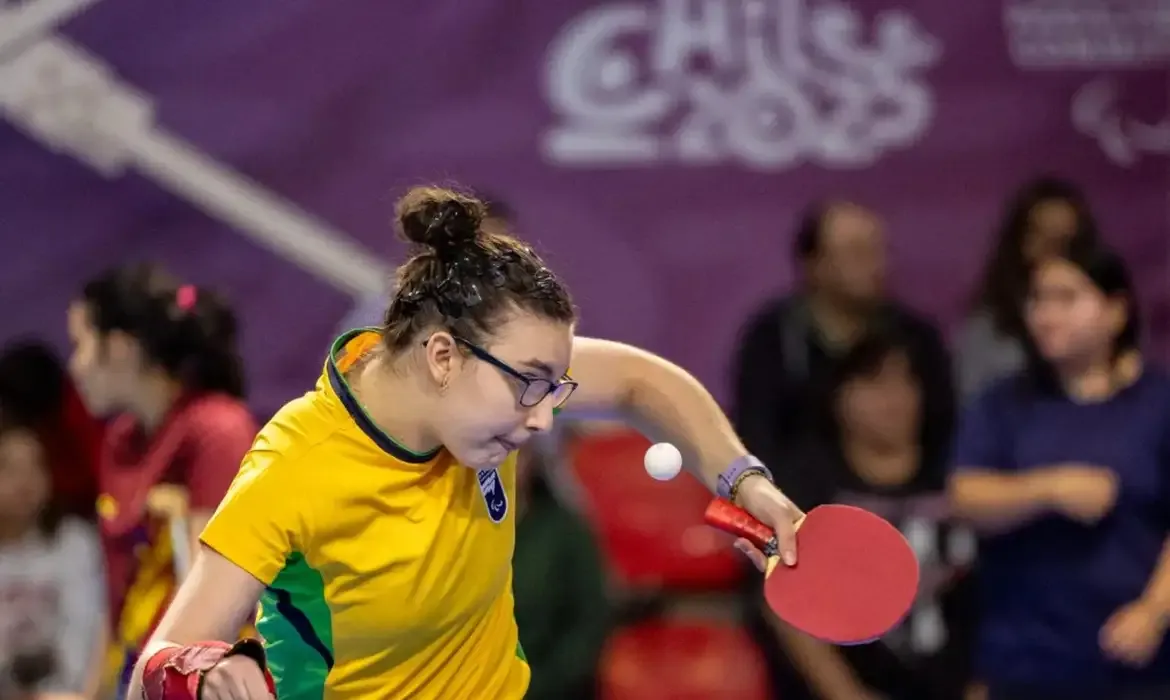 Brasil conquista dez medalhas no tênis de mesa no Parapan de Jovens