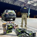 PRF apreende medicamentos controlados, anabolizantes e eletrônicos em Cuiabá
