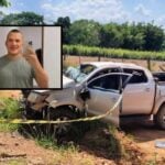 Diego Sales, de 30 anos, foi arremessado para fora do veículo e morreu no local; condutora estava em estado de choque e outras duas pessoas tiveram ferimentos leves.