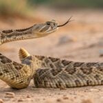Cobra cascavel é capturada pelo Corpo de Bombeiros em Nova Mutum