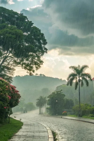 Várzea Grande: chuva forte e máxima de 36°C nesta quarta-feira
