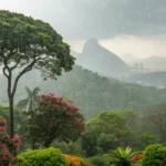 Chapada dos Guimarães: quinta-feira com temperatura de 21°C e nuvens