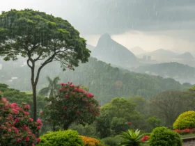 Chapada dos Guimarães: quinta-feira com temperatura de 21°C e nuvens