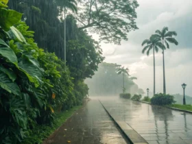 Canarana tem sábado nublado e temperatura de 23°C