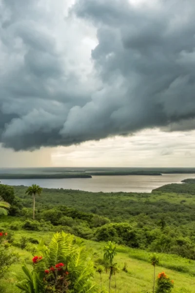 Tapurah tem sábado nublado e temperatura de 24°C