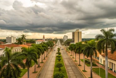 Primavera do Leste tem temperatura de 36°C e tempo nublado